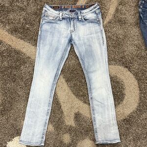 Rock Revival Faded Blue straight leg Jeans